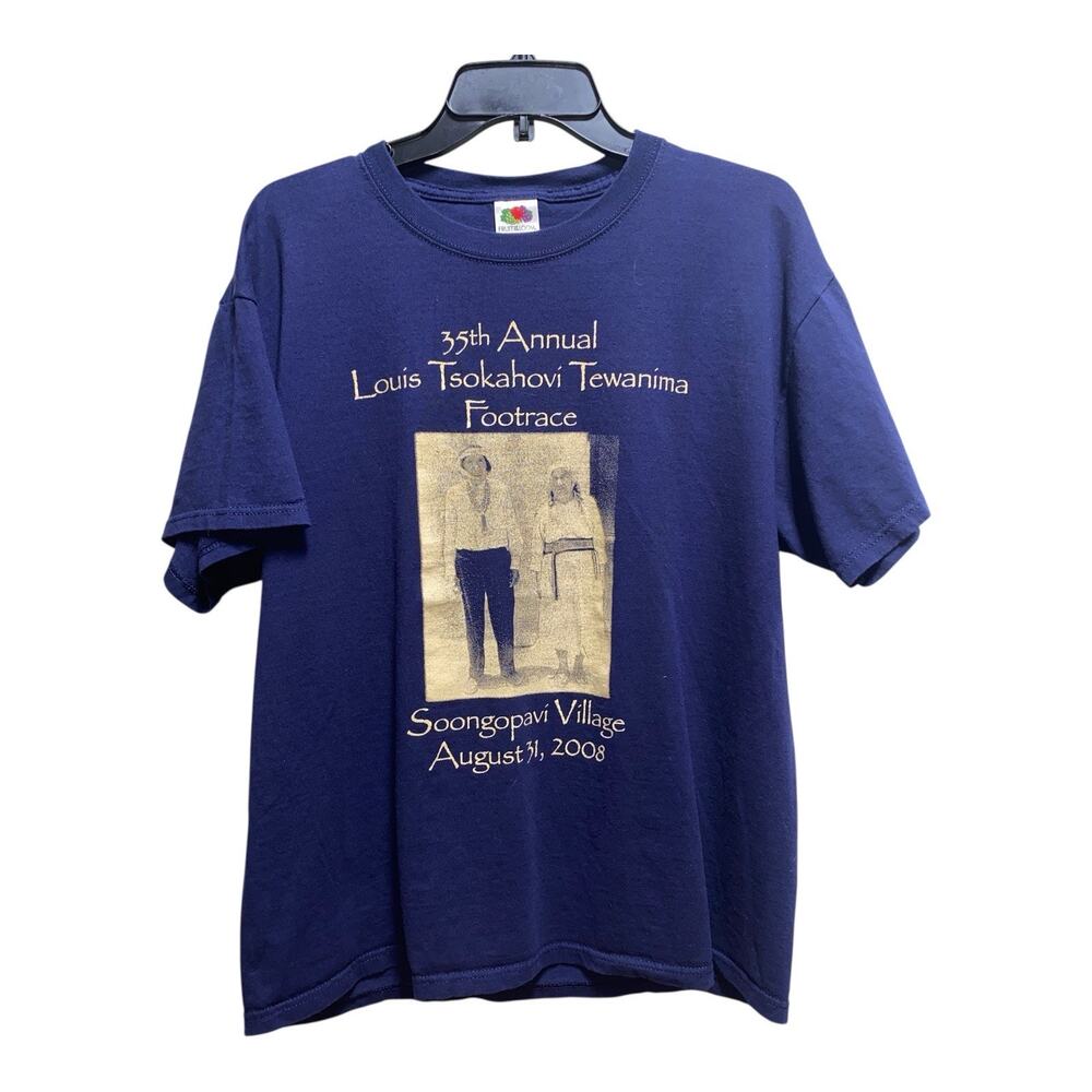 Y2K‎ Native American Footrace 35th Annual Soongo Povi Village August 31 2008 Tee